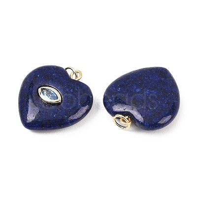 Dyed Natural Sesame Jasper Pendants G-Z134-04D-1