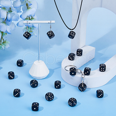 80Pcs Opaque Acrylic Beads MACR-DC0001-23-1