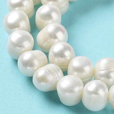 Natural Cultured Freshwater Pearl Beads Strands PEAR-E019-08-1