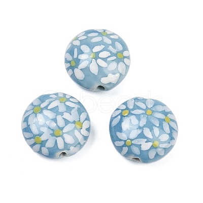 Handmade Porcelain Beads PORC-I029-08B-1