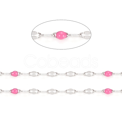 Handmade 304 Stainless Steel Dapped Chains CHS-D026-16N-P-1