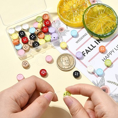 40Pcs 10 Colors Alloy Enamel Beads FIND-CJ0004-68-1