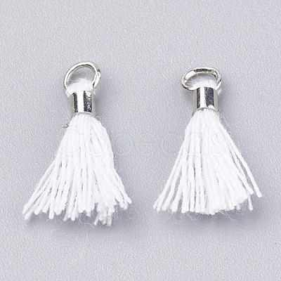 Polycotton(Polyester Cotton) Tassel Pendant Decorations FIND-S275-32P-1