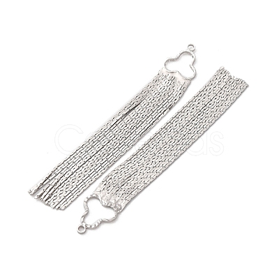Brass Tassel Big Pendants KK-F898-22C-P-1