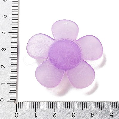 Opaque Resin Pendants FIND-M035-02B-1