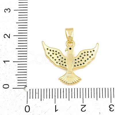 Brass Micro Pave Sky Blue Cubic Zirconia Pendants CU-CBA4A93-01B-G-1