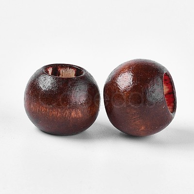 Natural Wood Beads WOOD-WH0007-B-01-1