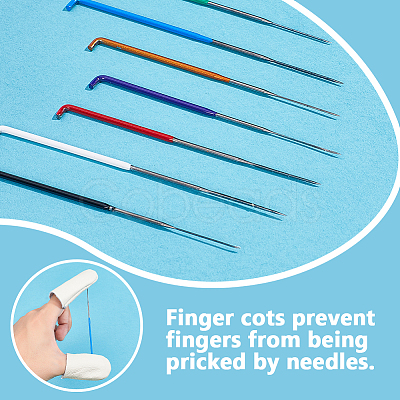 39Pcs 9 Styles Carbon Steel Punch Needles FIND-GA0007-36-1