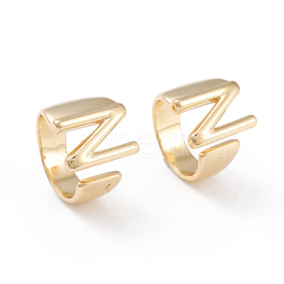 Brass Cuff Rings RJEW-L097-06N-1