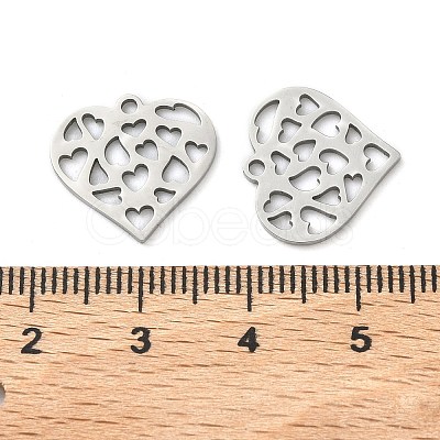 201 Stainless Steel Pendants STAS-F337-03P-1