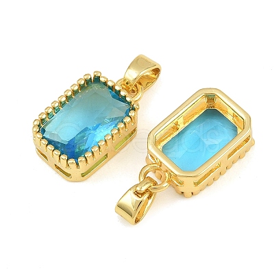 Brass & Glass Pendants GL-CBA96FD-02G-08-1
