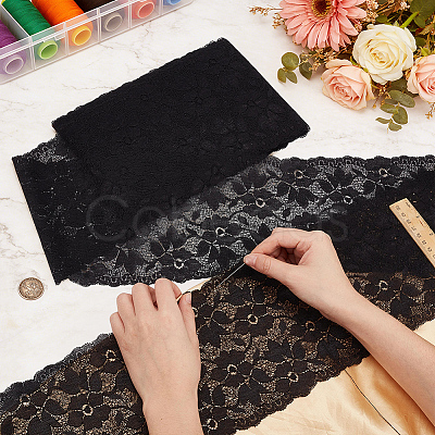 Spandex Lace Ribbon OCOR-WH0105-234A-1