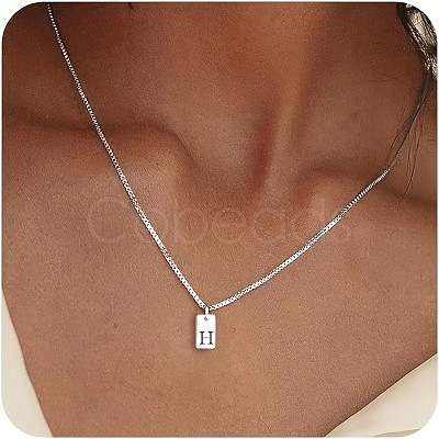 304 Stainless Steel Box Chain Necklaces FS-WG1FEB4-34-1
