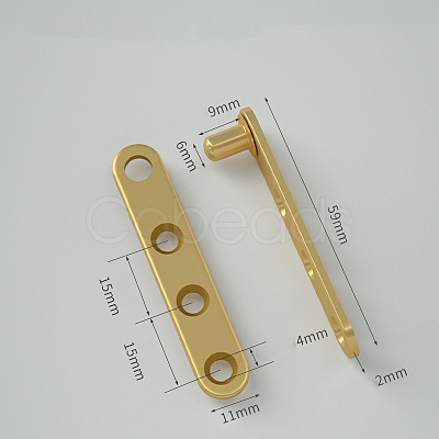 Brass Rotation Hidden Door Pivot Hinge CABI-PW0001-171B-G02-1