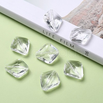 Transparent Acrylic Beads PL6362Y-1