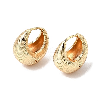 Brass Hoop Earrings for Women KK-CBACA55-04G-1