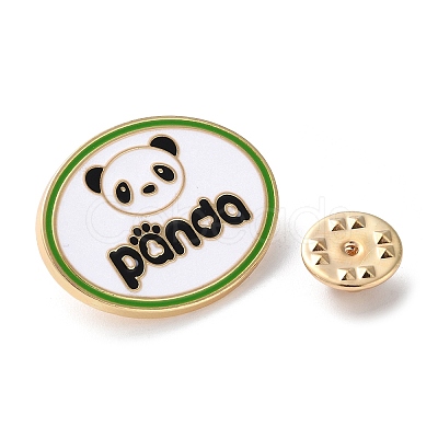 Cartoon Panda Enamel Pins JEWB-G033-01C-1