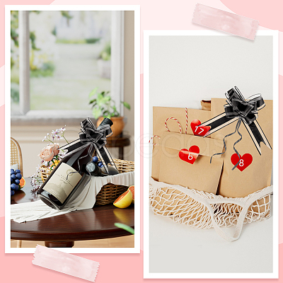 Plastic Bowknot Pull Bows AJEW-WH20064-74M-1
