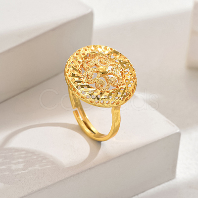 Fashionable European and American Style Wheat Lucky Cuff Ring SK2637-5-1