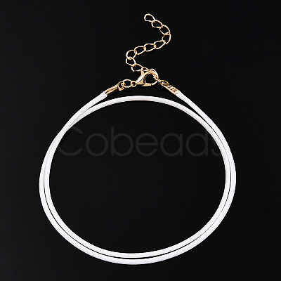 Waxed Cotton Cord Necklace Making MAK-YWC0001-01KC-02-1