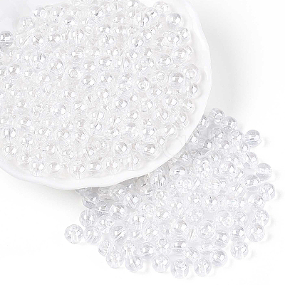 500Pcs Transparent Glass Seed Beads SEED-PA0001-08A-1