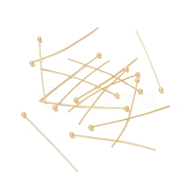 Brass Ball Head Pins X-KK-WH0058-02C-G01-1