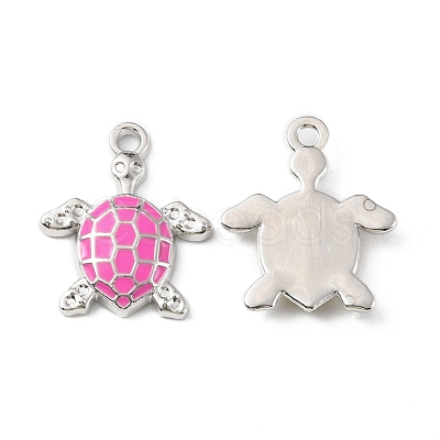 CCB Plastic Enamel Pendants CCB-K009-01P-1