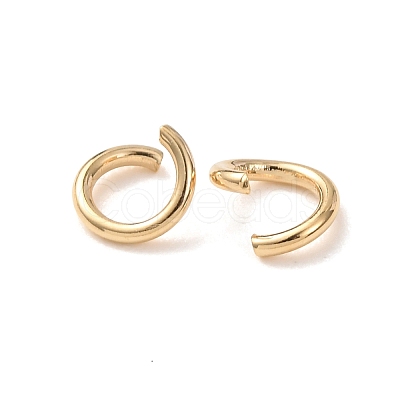 Brass Open Jump Rings KK-G604-08G-11-1