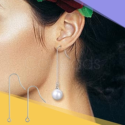 100Pcs 3 Styles 316 Surgical Stainless Steel Earring Hooks FIND-YW0005-50-1