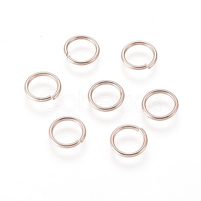 304 Stainless Steel Open Jump Rings STAS-O098-01RG-16-1