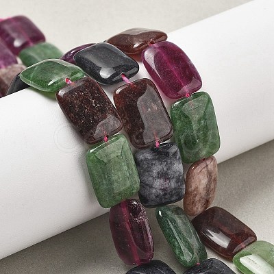 Natural Malaysia Jade Beads Strands G-K392-B14-13x18mm-1