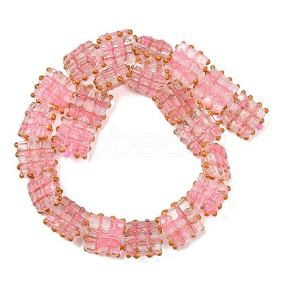 Handmade Gold Sand Lampwork Beads LAMP-L082-01C-1