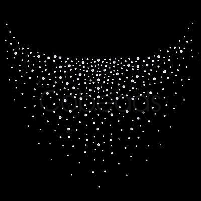 Glitter Hotfix Rhinestone LS-DIY-WH0899-278-1