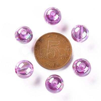 Transparent Acrylic Beads MACR-S370-B10mm-740-1