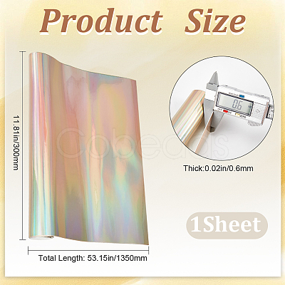 Laser Imitation Leather Fabric DIY-WH0491-31B-1