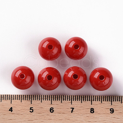 Opaque Acrylic Beads X-MACR-S370-C12mm-A14-1