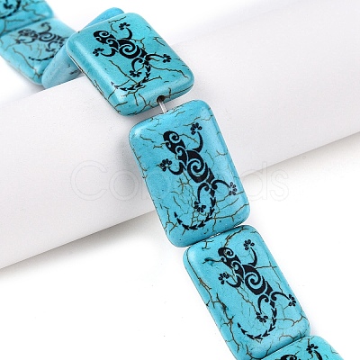 Synthetic Turquoise Beads UNKW-T001-17-1