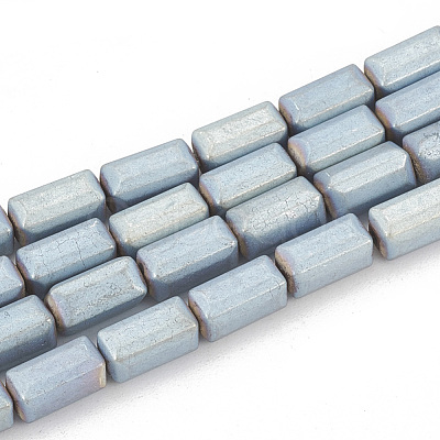 Electroplate Non-magnetic Synthetic Hematite Beads Strands G-N0322-13F-1