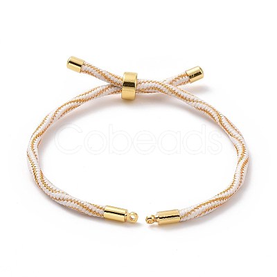 Nylon Cord Silder Bracelets MAK-C003-03G-09-1