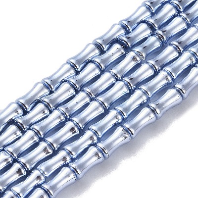 Electroplate Glass Beads Strands EGLA-Q128-13I-1