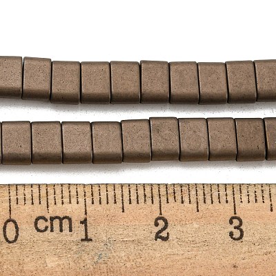 Electroplated Non-magnetic Synthetic Hematite Beads Strands G-C106-B01-09B-1