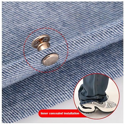 Alloy Pant Hem Fixing Clips MRMJ-P021-02P-1