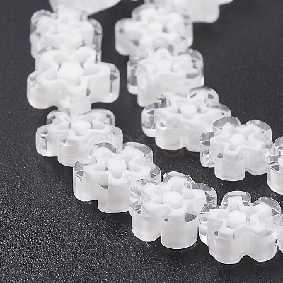 Handmade Millefiori Glass Bead Strands X-LAMP-J035-8mm-42-1