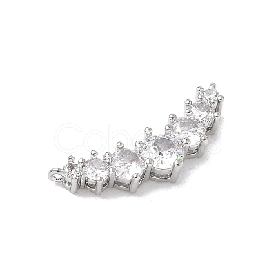 Brass Micro Pave Cubic Zirconia Pendants KK-Z128-01P-1
