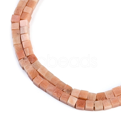 Natural Pink Aventurine Beads Strands G-B129-A11-01-1