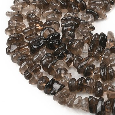 Natural Smoky Quartz Beads Strands G-P622-A01-02-1
