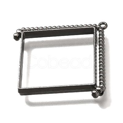 Alloy Open Back Bezel Pendants PALLOY-I223-08B-1