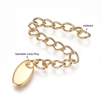 PVD Vacuum Plating 304 Stainless Steel Chain Extender STAS-G221-23G-1