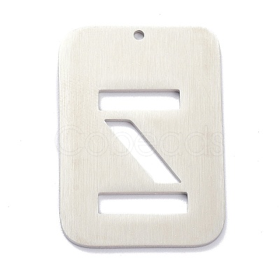 Non-Tarnish 304 Stainless Steel Pendants STAS-K216-49Z-P-1