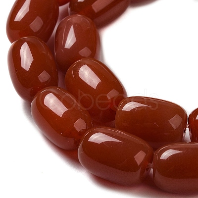 Natural Carnelian Column Beads Strands G-P063-67-1